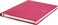 Collins A5 Melbourne Ruled Notebook - Pink