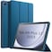 Case For Samsung Galaxy Tab A9+ / A9 Plus 11-Inch 2023, Soft TPU Tri-Fold Stand Protective Tablet Cover, Auto Wake/Sleep Blue
