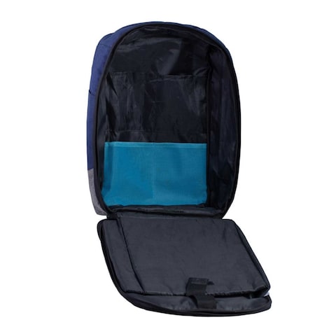 E-train BG82L - 15.6-inch Laptop Backpack - Blue/Gray
