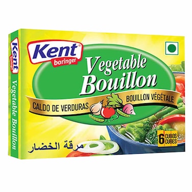 Kent Boringer Vegetable Bouillon Cube 60g x 6 Pieces