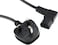 IEC C13 90 Degree to UK Plug Kettle Lead L type Cable 1.5M