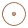 Fissman Glass Lid ARCADES with BROWN Marbling Silicone Rim  Brown