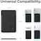 Elago Card Pocket Wallet Card Holder 2-Cards Ultra Slim Compatible With Iphone 14,13 And 12 Series, Galaxy Series And Most Smartphones - Black