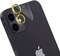 Moxedo Camera Lens Protector, 9H Tempered Glass, Scratch Resistant Aluminum Alloy Frame Camera Cover Screen Protector Compatible for iPhone 12/6.1 inch (PLATINUM GOLDEN)