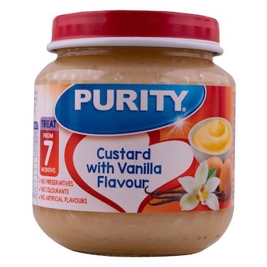 Purity Second Foods Custard With Vanilla Flavour 125Ml Forms Part Of The Purity Second Foods Ra