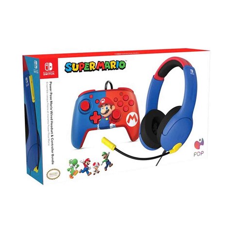 Wired Headset Nintendo Switch Headset Red And Blue 4Gamers