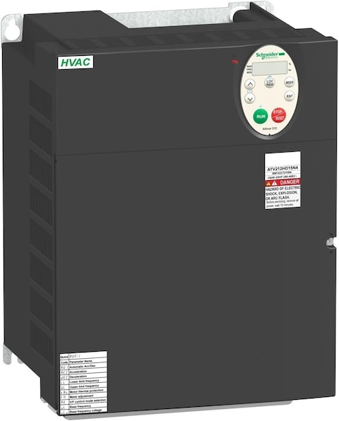 Schneider VFD Altivar 212_ variable speed drive ATV212 - 18.5kW - 25hp - 480V - 3ph - EMC - IP21_ [ATV212HD18N4]