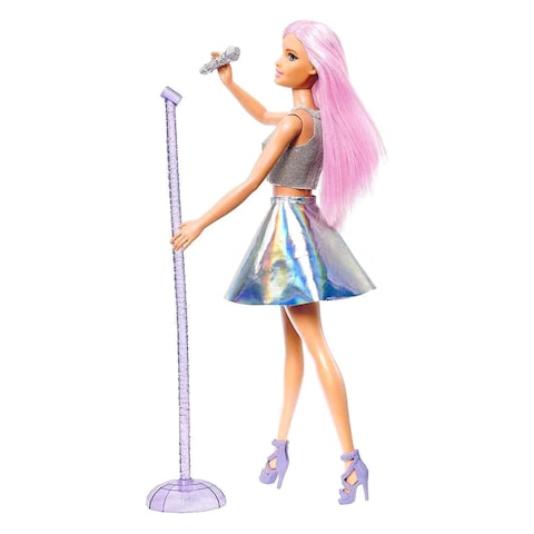 Barbie FXN98 Pop Star Doll With Microphone 3+ Years