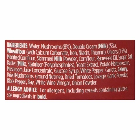 Baxters Flavourites Cream Of Mushroom Soup 400g