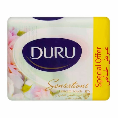 Duru Sensations Delicate Touch Soap Bar - 120 gram - 4 Pieces