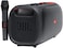 JBL PartyBox Portable On The Go Party Speaker, With Built In Lights And Wireless Mic, Black