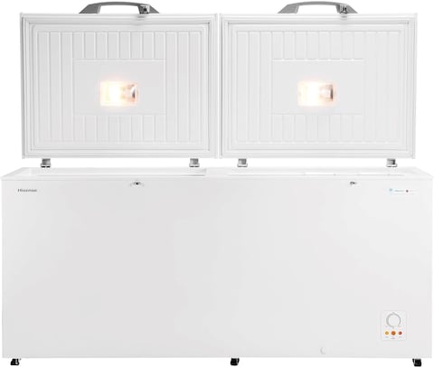 Hisense 500L Net Capacity Double Door Chest Freezer White FC-65DD4SA