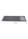 Heatz Wireless Touchpad Keyboard - Arabic/English 36.5X12X1.95Cm Black/White/Grey