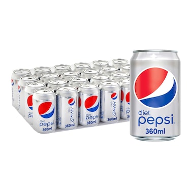 Pepsi Cola Diet Can 360ml x 24