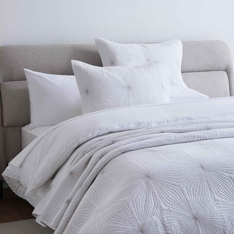 Pan Home Hoop 3Piece Bedspread Set 240X220X0 White