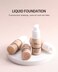 Mei Lifestyle Soft Matte Long-Wear Liquid Foundation with Moisturizing Formula - Suitable for All Skin Types, Light Beige