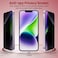 Moxedo Glass Screen Protector Privacy HD 10x Military Grade Protection with Easy Installation Frame Compatible for iPhone 14 Plus 6.7 inch
