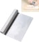 GulfDealz Kitchen Edge Smoother and Multi-functional for Flour, Pastry, Ice-cream, Pizza Dough and Cake Scraper Cutting Tool (35 Centimetre), Stainless Steel Material - Silver
