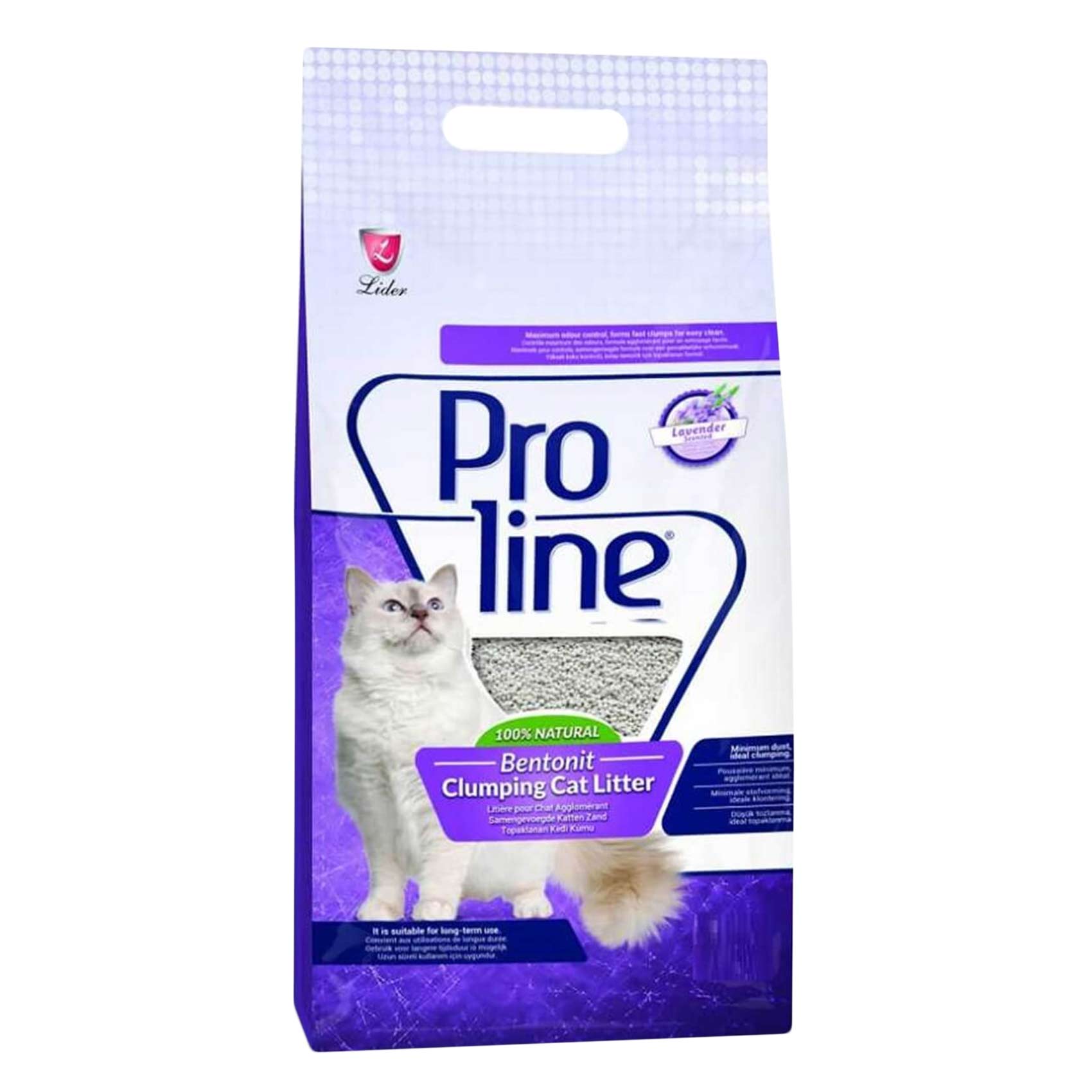 Proline Lavender Bentonite Clumping Cat Litter 5L