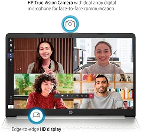 HP 15.6&quot; FHD 1080P IPS Display Laptop, 11th Gen Intel Quad-Core i5-1135G7(Up to 4.2GHz), 12GB RAM, 256GB PCIe SSD, Webcam, Bluetooth, Wi-Fi, HDMI, Windows 10 S, Silver