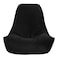 In House Harvey Velvet Bean Bag Chair - Small - Black