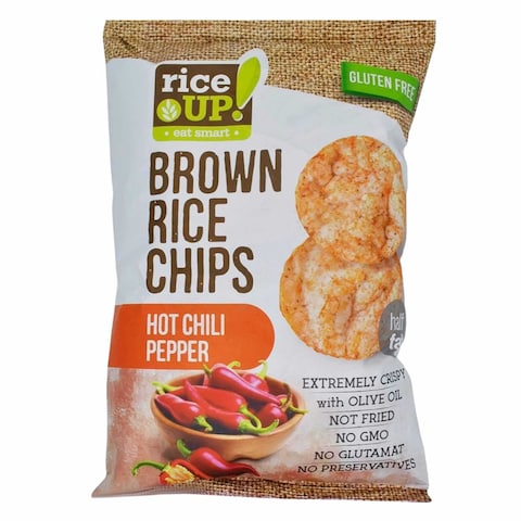 Rice Up! Brown Rice Hot Chilli Pepper Chips 60g