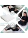 Moon Large Bed Wedge Pillow Helps Relief From Acid Reflux, Post Surgery, Snoring - 76X78X20 Cm