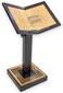 Aminos veneer Quran stand made of wood, light, adjustable, large size.
