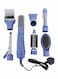 Geepas 8-In-1 Hair Styler Set Blue/White/Black