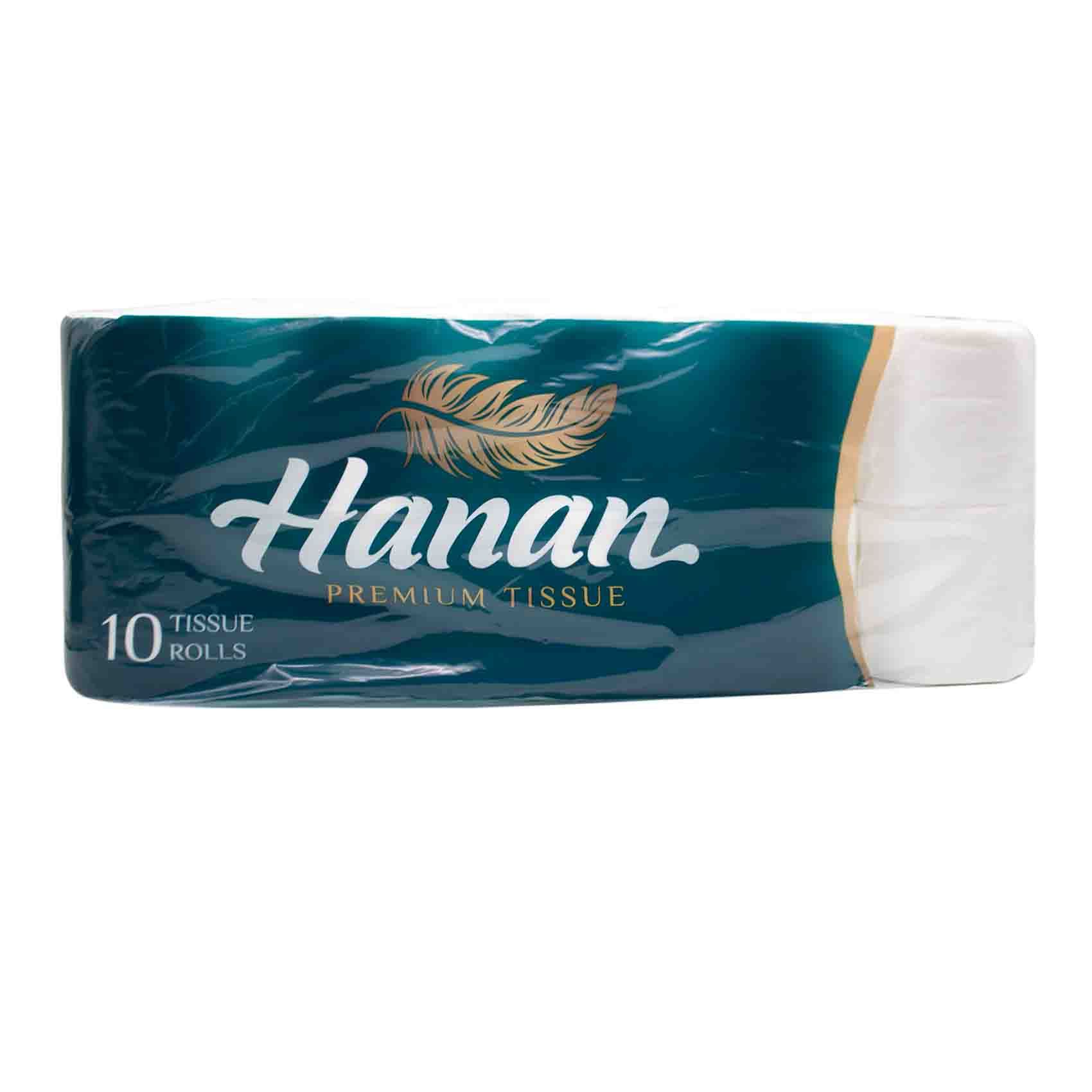 Hanan Toilet Paper White 10 Pcs