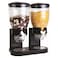 Home Pro Cereal Dispenser With Stand Clear And Black 2 PCS