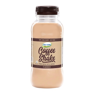 مزارع دينا حليب طبيعي بالقهوة - 250 مل