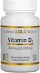 California Gold Nutrition Vitamin D3 50 Mcg 2 000 Iu 90 Fish Gelatin Softgels