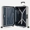 Eminent Vertica Hard Case Travel Bag Cabin Luggage Trolley Polypropylene Lightweight Suitcase 4 Quiet Double Spinner Wheels With Tsa Lock B0006 Grey