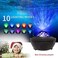 Generic - LED Colorful Projector Blueteeth USB Voice Control Music Player Projection Lamp