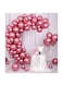 Metallic Chrome Balloons 50 Pcs 12 Inch Helium Shiny Thicken Latex Party Decoration (Chrome Pink)