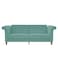 In House Serena 2 In 1 Sofabed Velvet Upholstered - Light Turquoise