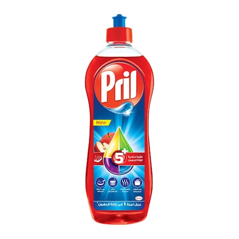 Prill 5 in1 Dishwashing Liquid - Apple Scent - 600ml