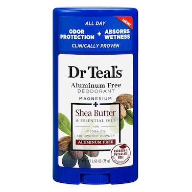 Dr. Teal&#39;s Aluminum Free Shea Butter With Essential Oils Deodorant 75g