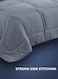 Parry Life 6 Pieces Set Includes 1 Comforter 2 Pillow Covers 1 Bedsheet 2 Cushions 260 x 240cm
