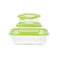 Taliona Glass Lock Rectangular With Lid Multicolour 3