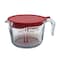 Pyrex Classic Glass Measure Jug with Lid - 1 Liter