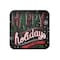 Creative Converting Chalk Messages Happy Holiday Dinner Plates 8-Pack- 9-Inch Length