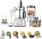 Kenwood Food Processor 1000W Multi-Functional with 3 Stainless Steel Disks, Blender, Grinder Mill, Juicer Extractror, Whisk, Dough Maker, Citrus Juicer, Express Serve/Salad Maker FDP65.880SI Silver
