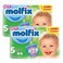 Molfix Diapers Junior Size 5 11-18kg Jumbo Pack 44 Diapers Pack of 2