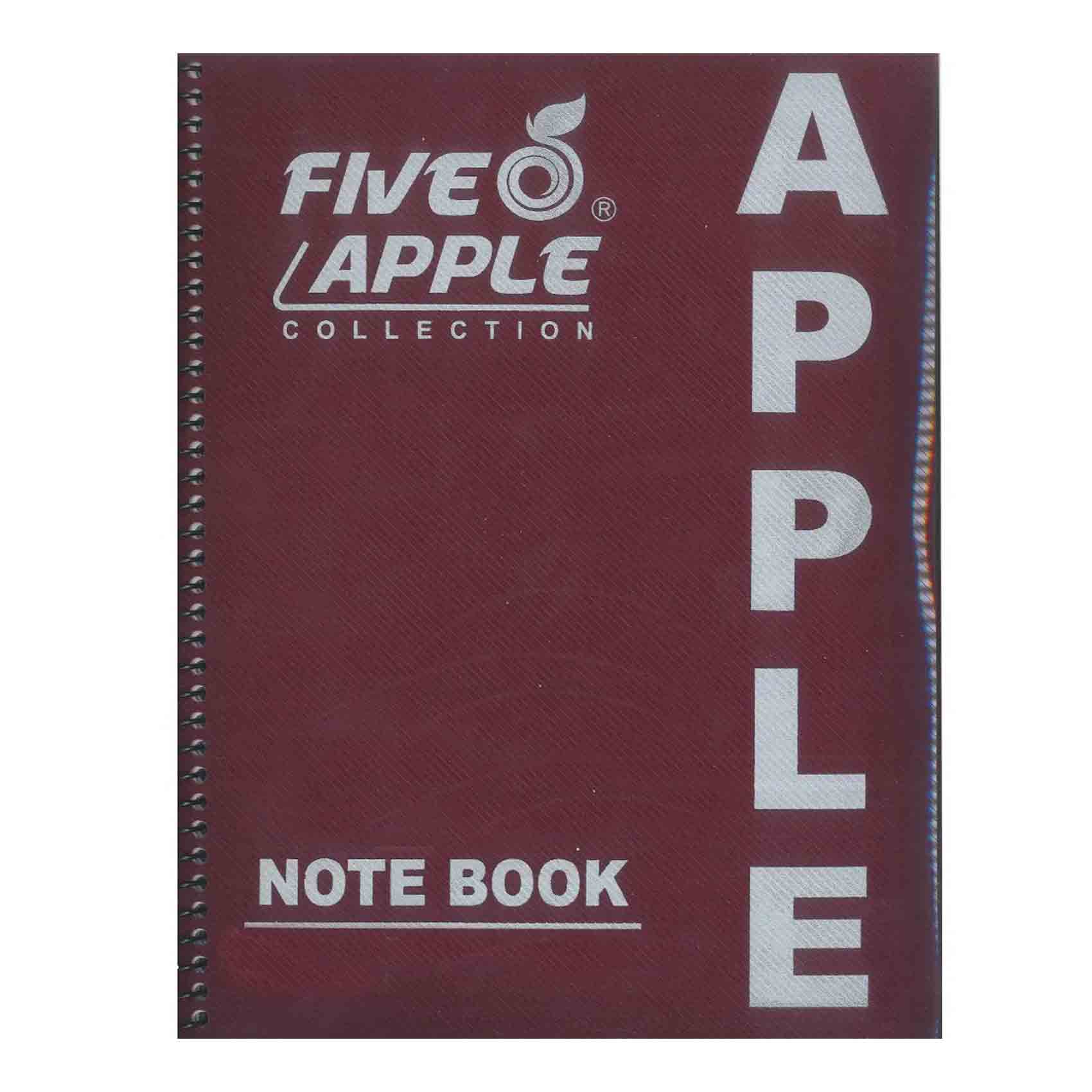 Five Apple Notebook A4 Size 1 Subject
