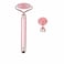 Generic-Rose Gold Beauty Bar Electric Jade Roller Facial Massager 2-In-1 Face Massage Tools for Skin Care Facial Skin Tightening Firming Lifting