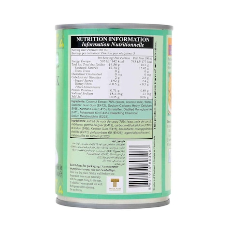 Thai Choice Coconut Milk 400ml