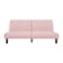In House Maria 2 In 1 Sofabed Velvet Upholstered - Light Pink