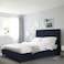 In House Las Palmas Velvet Bed Frame - Queen - 200x140 cm - Dark Gray